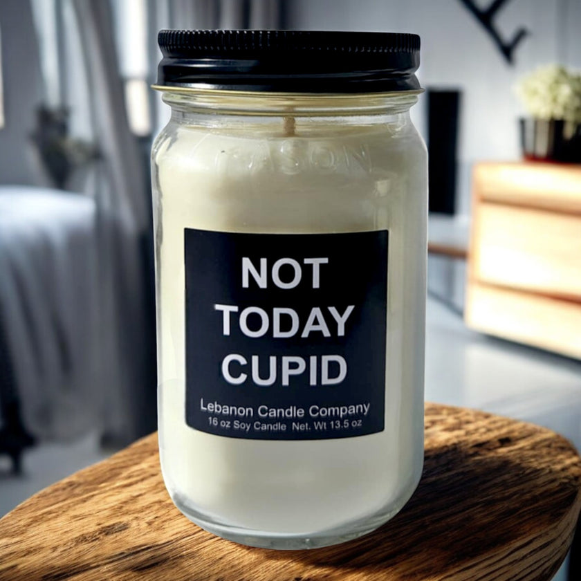 Funny Not Today Cupid Candle