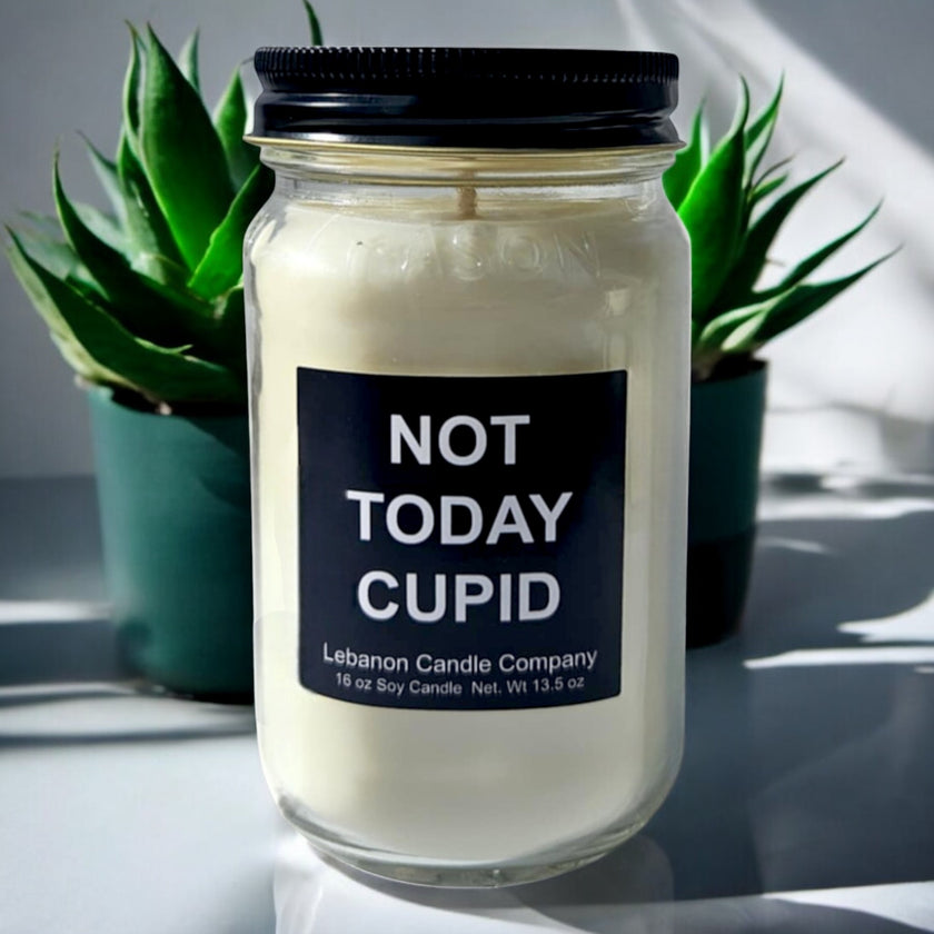 Funny Not Today Cupid Candle