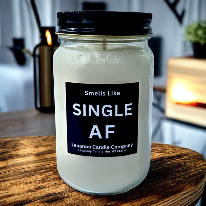Funny Single AF Candle
