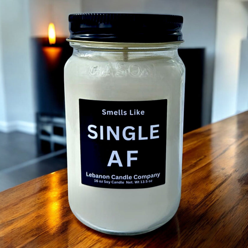 Funny Single AF Candle