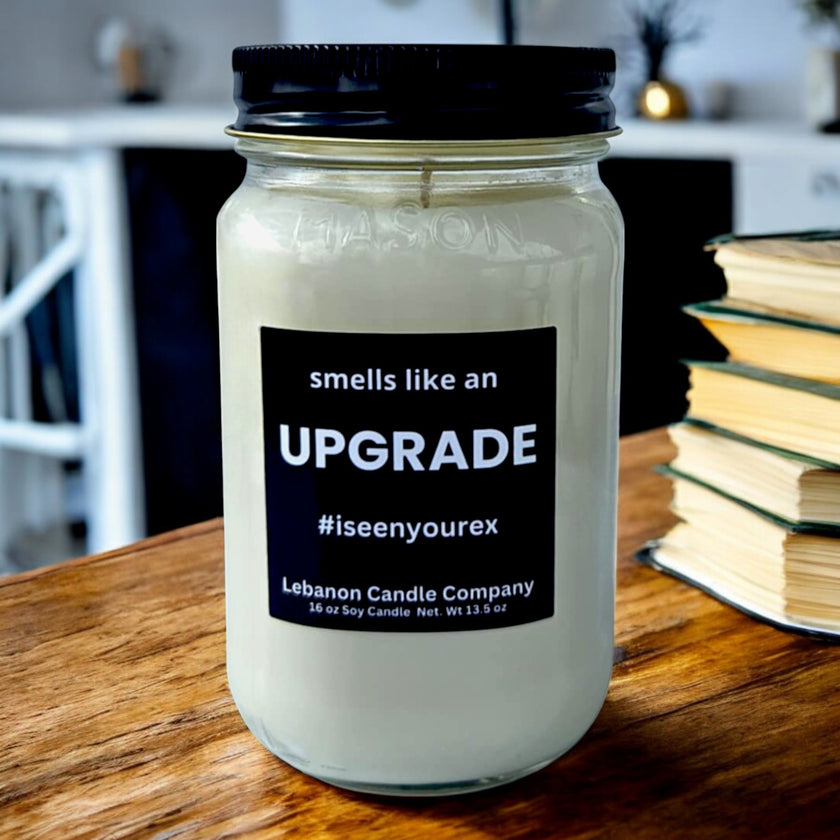 Funny Smells Like An Upgrade Candle