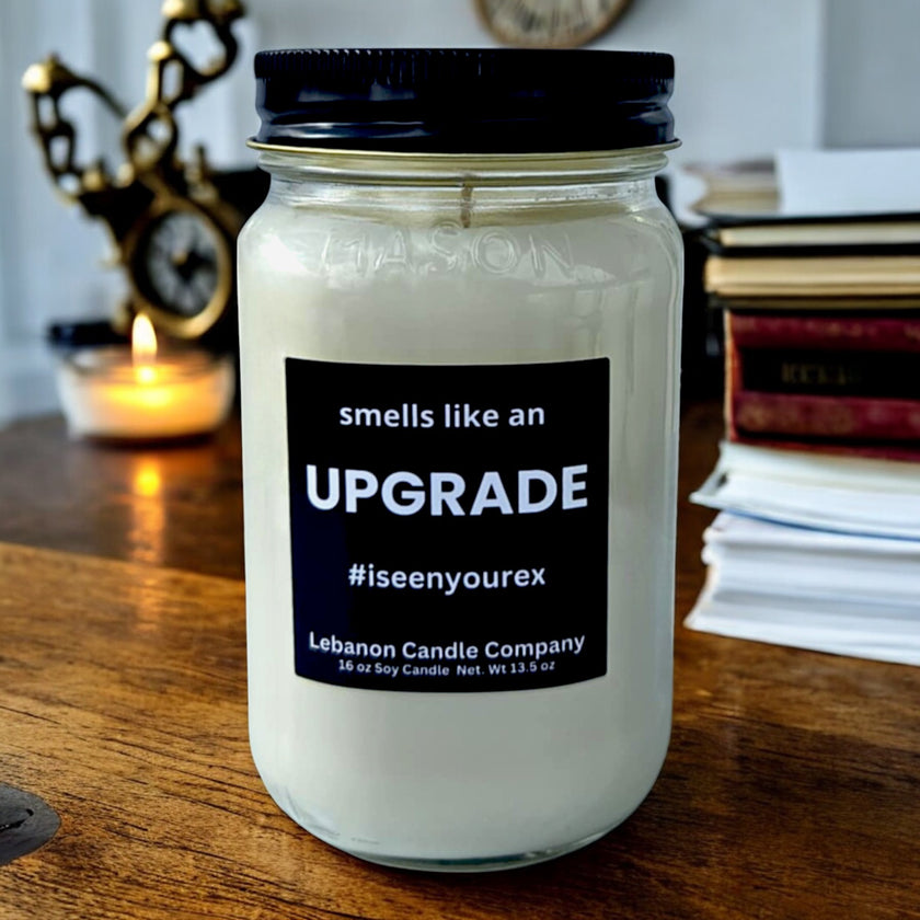 Funny Smells Like An Upgrade Candle