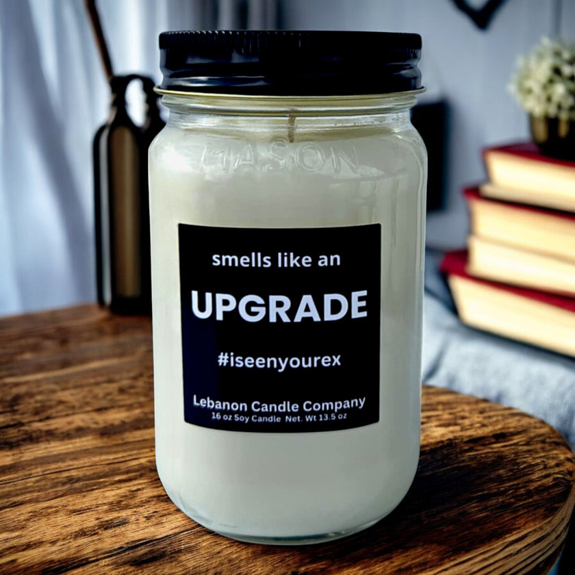 Funny Smells Like An Upgrade Candle