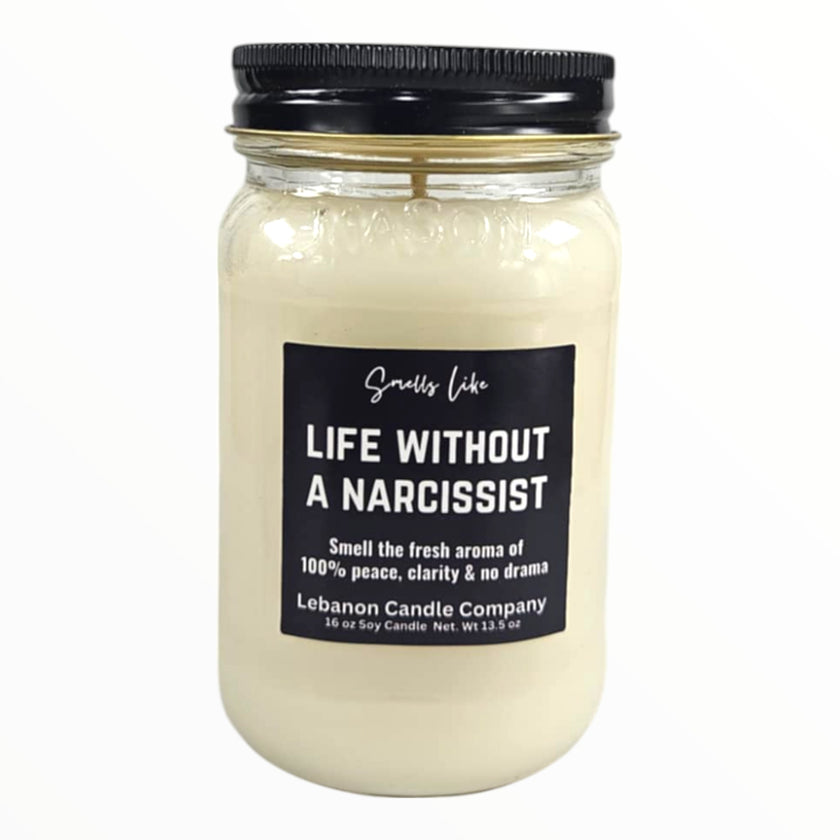 Funny Life Without A  Narcissist Candle