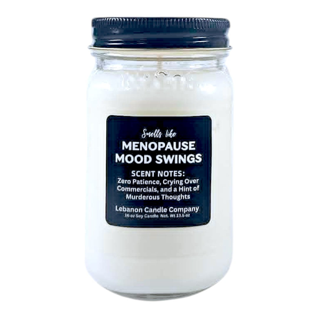 Menopause Mood Swings Funny Candle