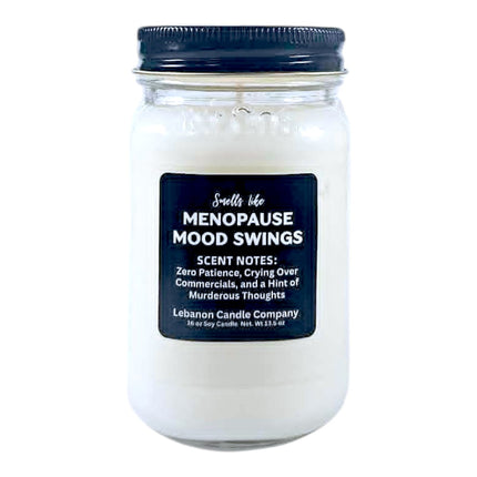Menopause Mood Swings Funny Candle