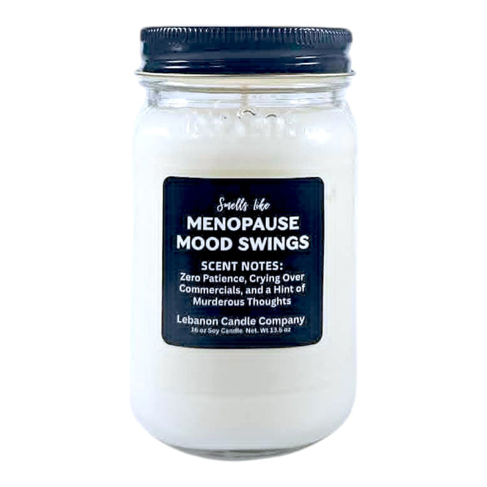 Menopause Mood Swings Funny Candle