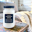 Menopause Nights Funny Candle