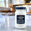 Menopause Nights Funny Candle