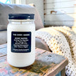 The Over Under Menopause Funny Candle