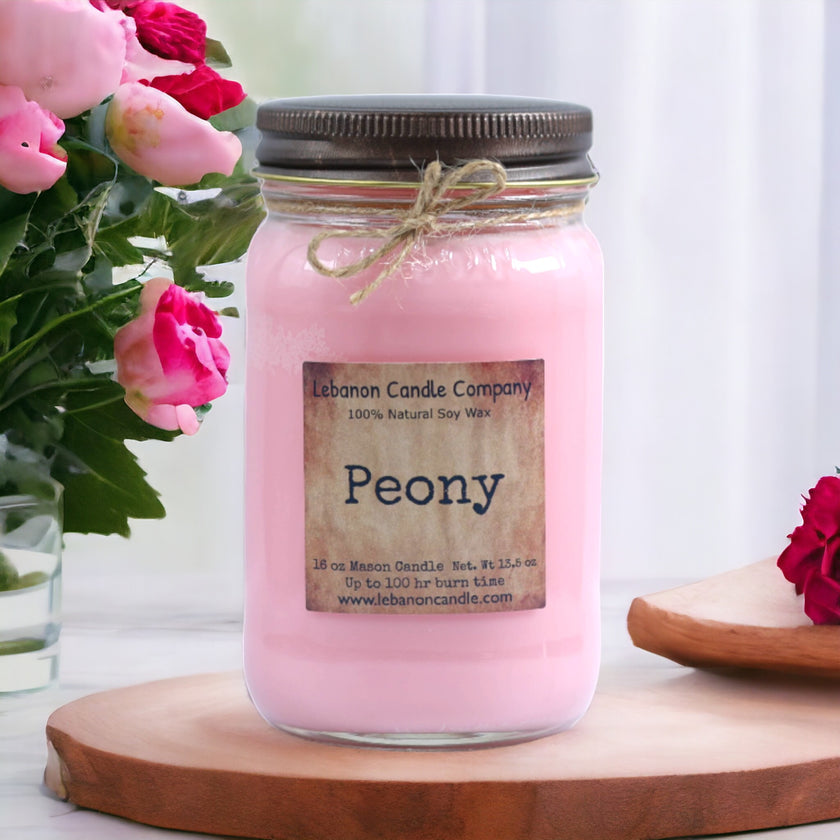 Peony Candle