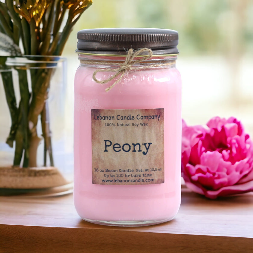 Peony Candle