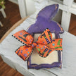 Halloween Witch Wooden Dough Bowl Candle