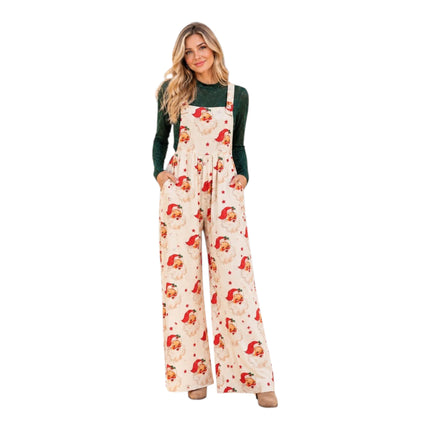 Vintage St. Nick Holiday Overalls