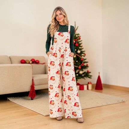 Vintage St. Nick Holiday Overalls