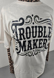 Rhinestone Troublemaker Graphic Tee