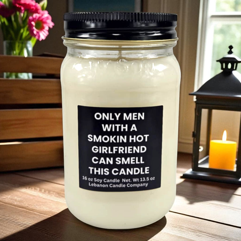 Funny Smokin Hot Girlfriend Candle