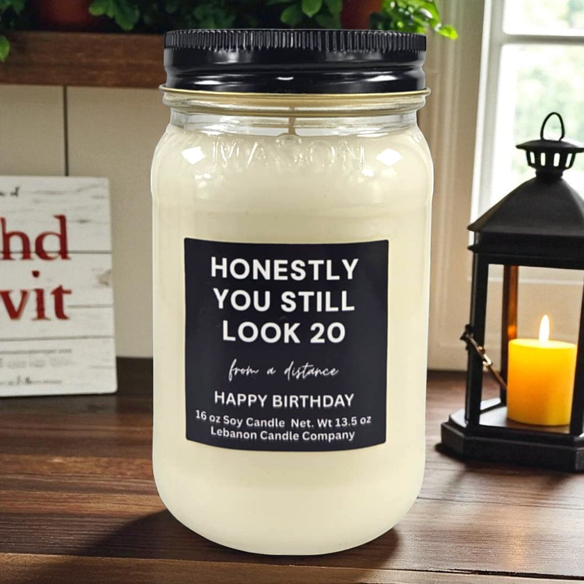 Funny Birthday Looking Good Candle