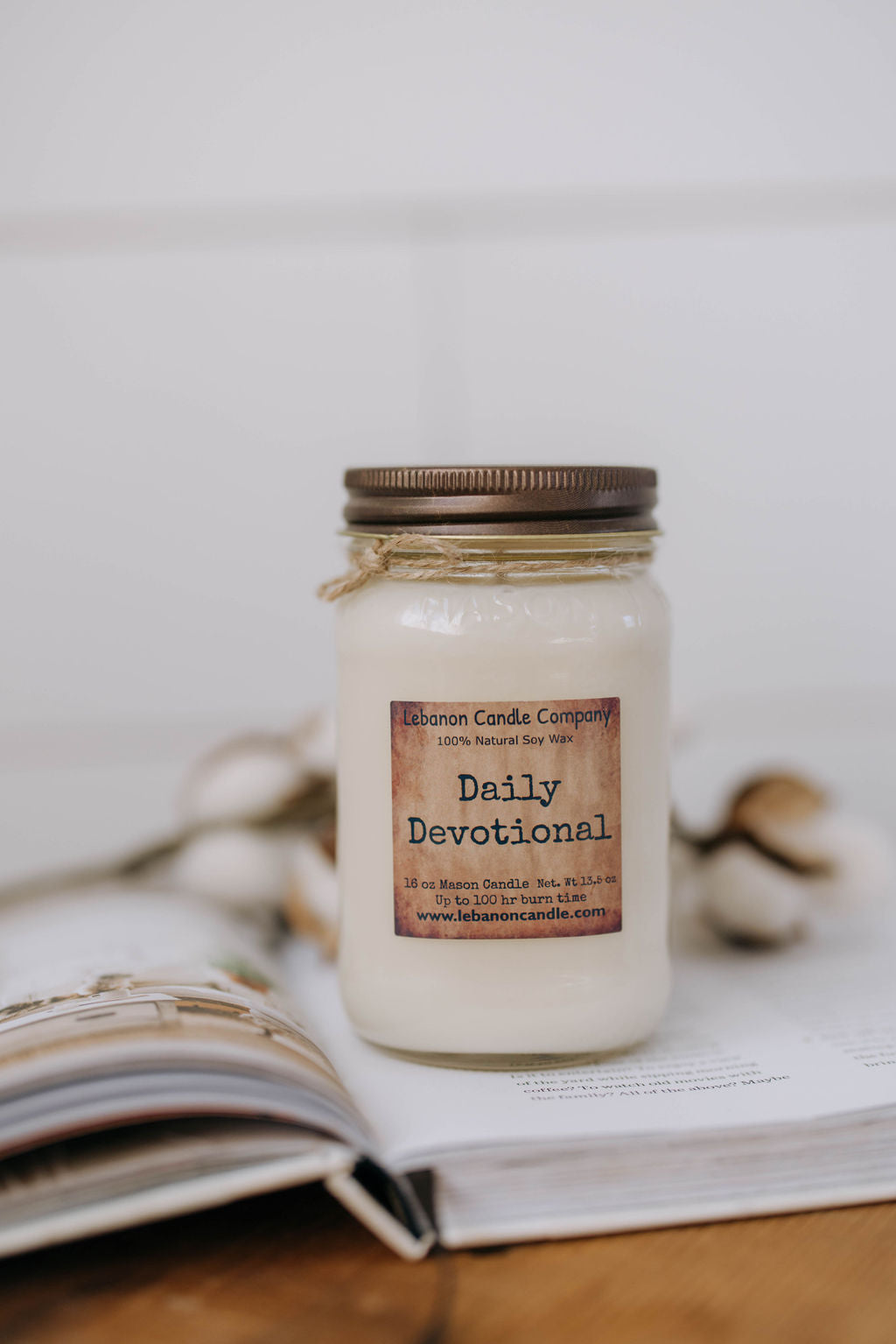 Daily Devotional Candle