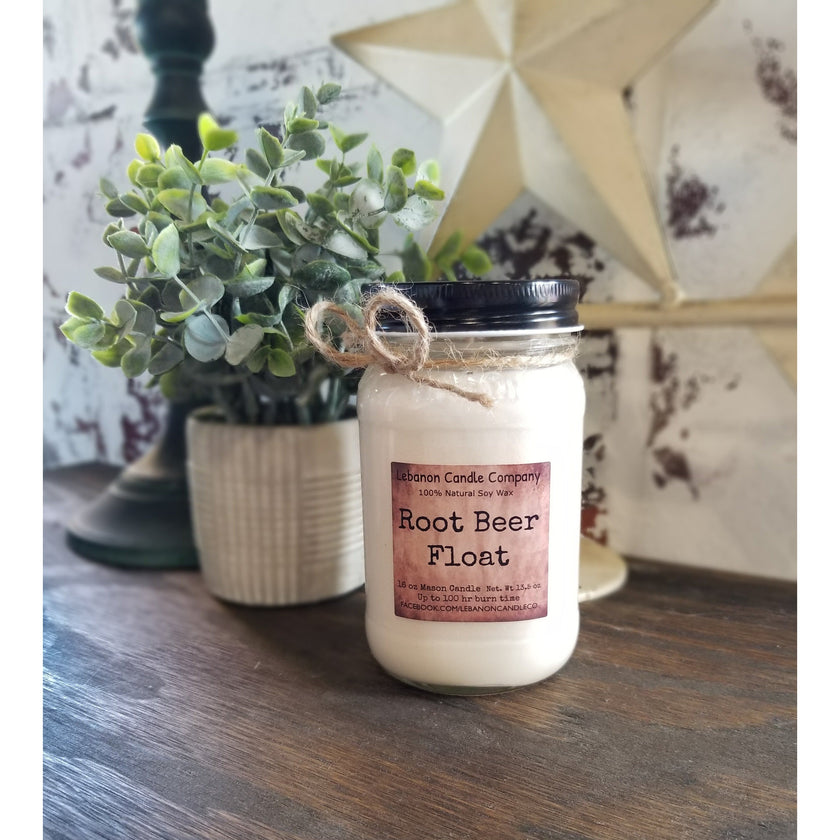 Root Beer Float Candle