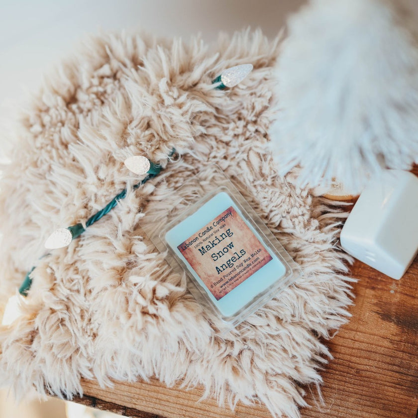 Making Snow Angels Wax Melt