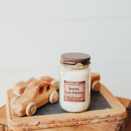Burnt Tire Rubber Candle