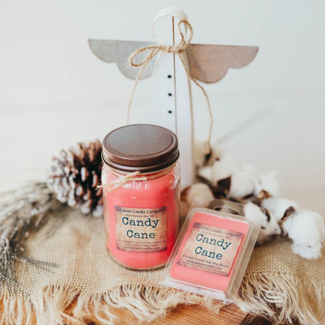 Candy Cane Candle