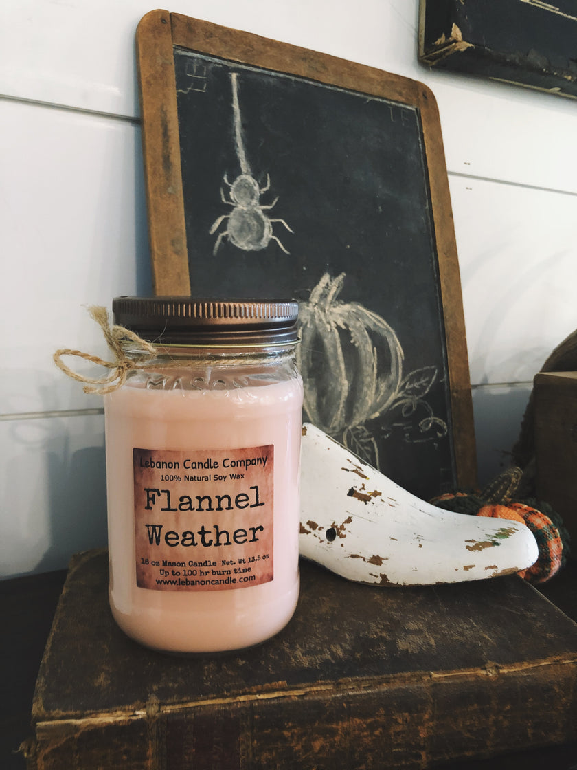 Flannel Weather Candle