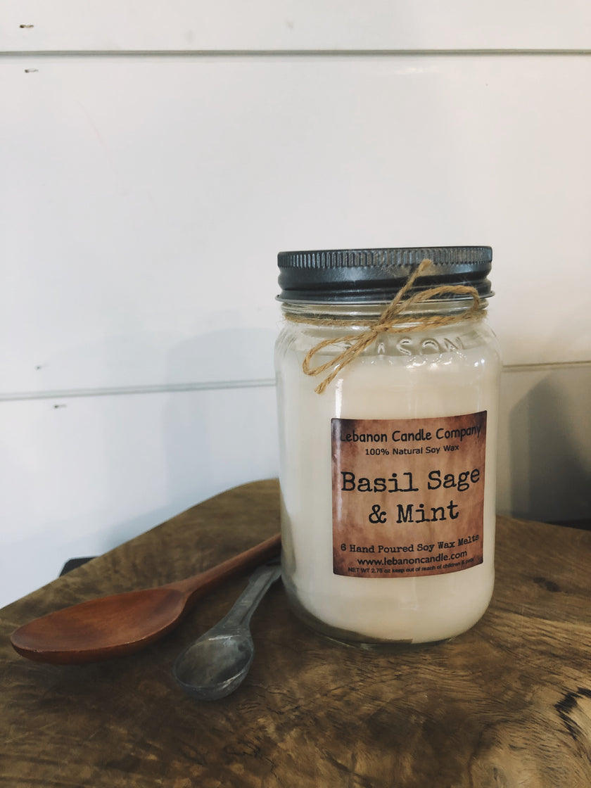 Basil Sage & Mint Candle