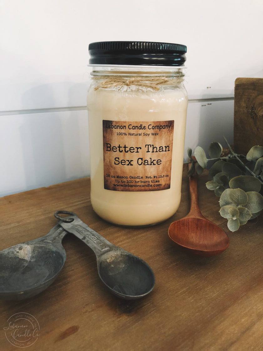Better Than Sex Cake Candle
