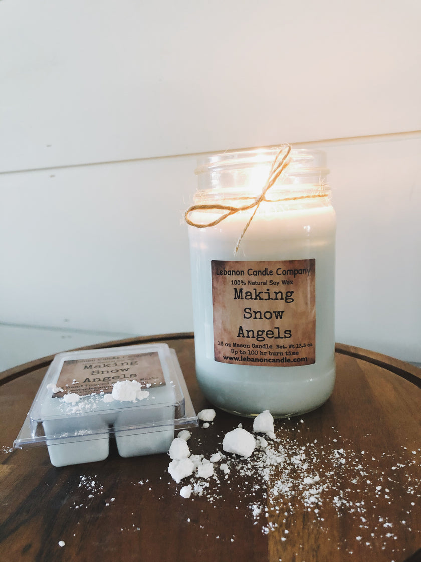 Making Snow Angels Candle