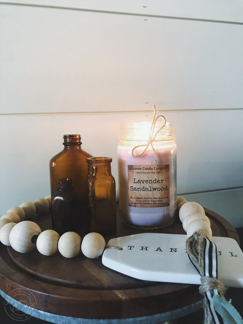 Lavender Sandalwood Candle