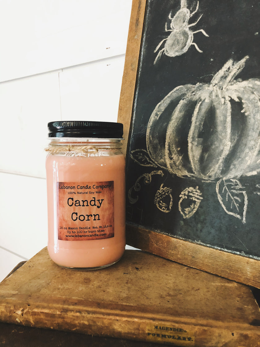Candy Corn Candle