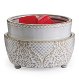 Vintage White  2-in-1 Classic Warmer