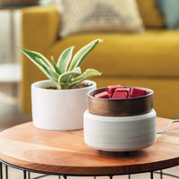 Whitewashed Bronze 2-in-1 Classic Warmer