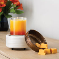 Whitewashed Bronze 2-in-1 Classic Warmer