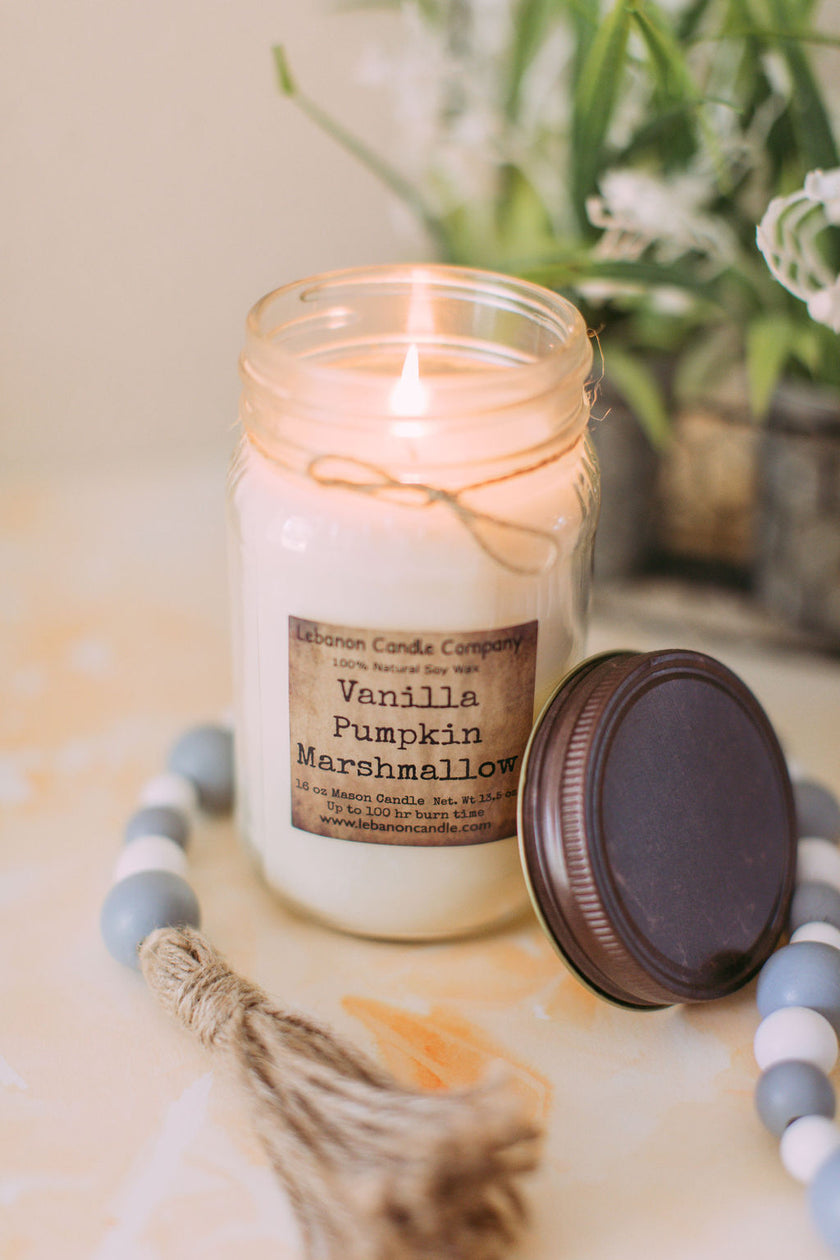 Vanilla Pumpkin Marshmallow Candle