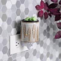 Wheat & Ivory Flip Dish Plug-in Warmer
