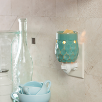 Honeycomb Turquoise Plug-in Warmer