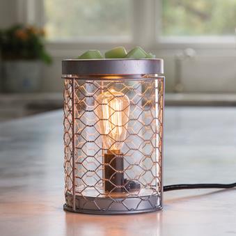 Chicken Wire Vintage Bulb Wax Warmer