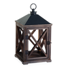 Weathered Espresso Wooden Lantern Candle Warmer
