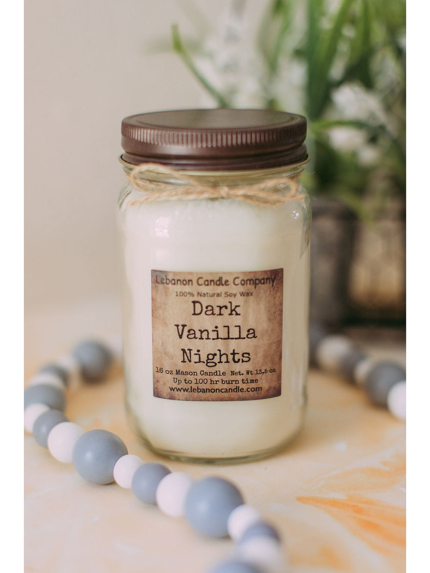 Dark Vanilla Nights Candle