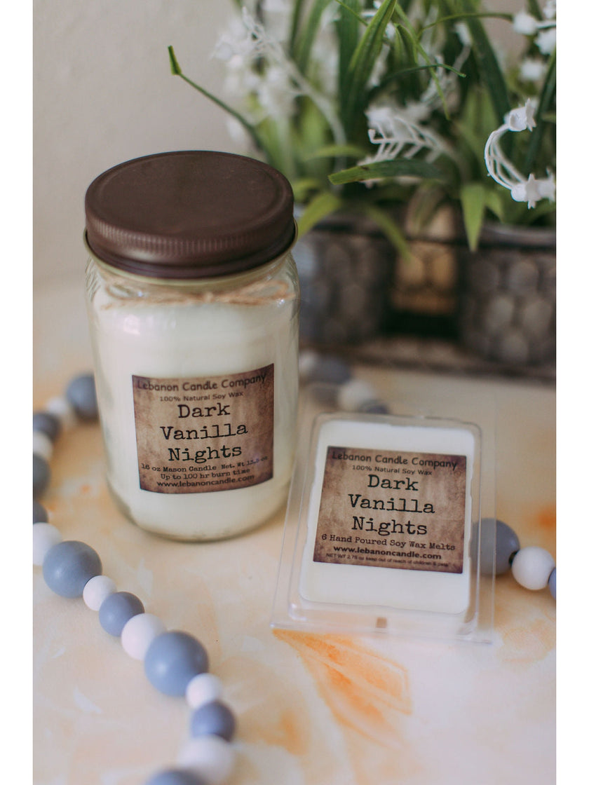 Dark Vanilla Nights Candle