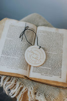 Wooden Dough Bowl Three Wick Candle