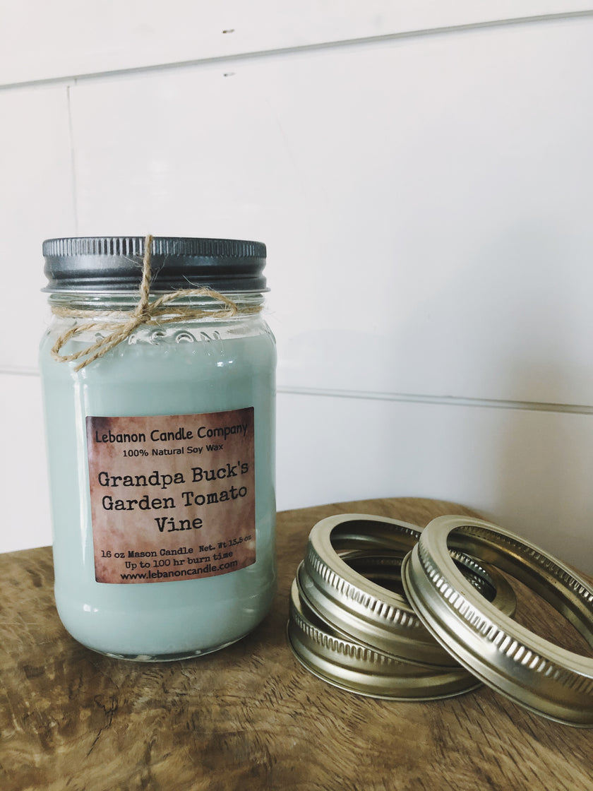 Grandpa Buck's Garden Tomato Vine Candle