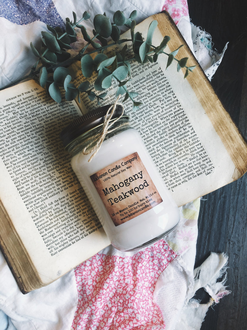 Mahogany Teakwood Candle