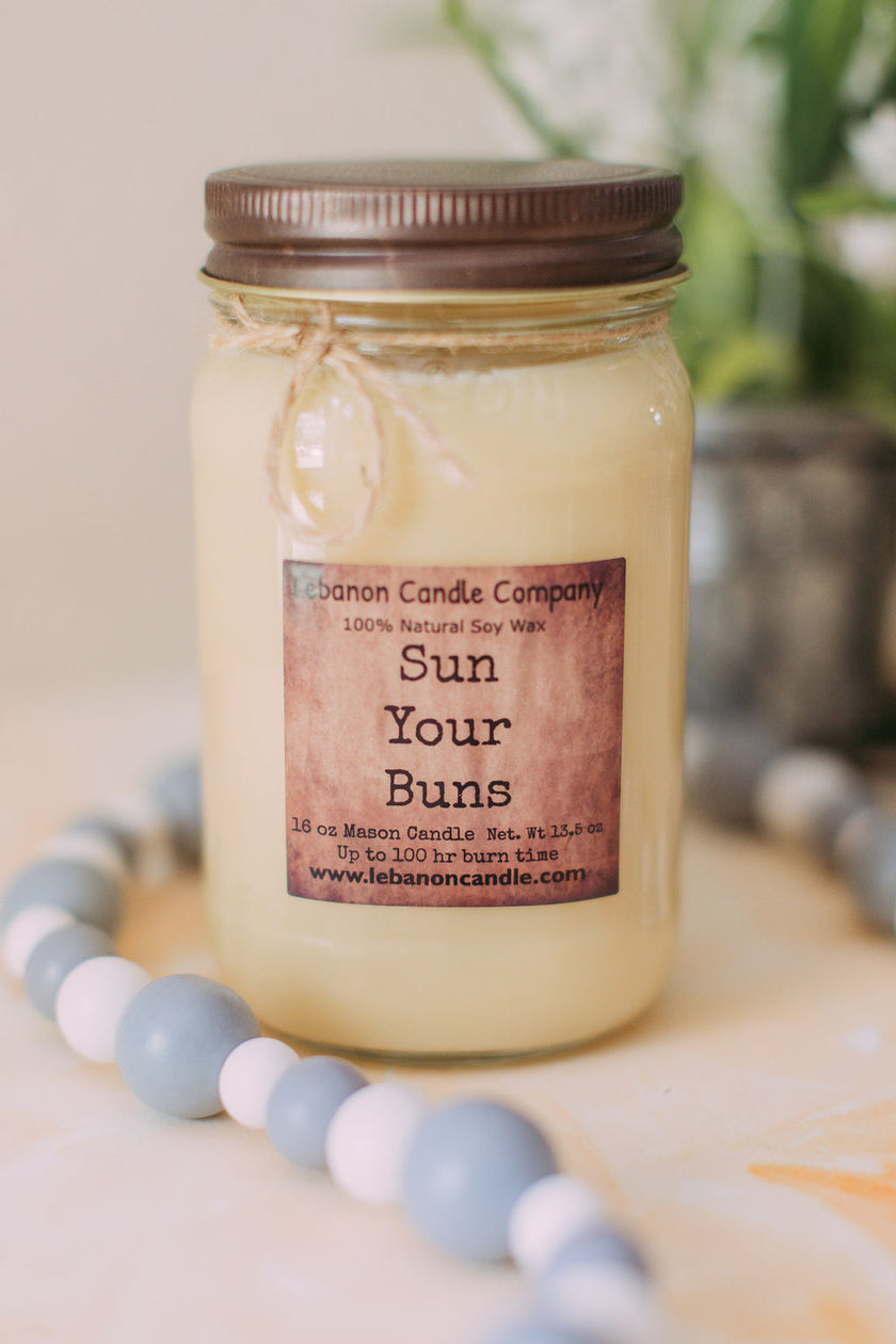 Sun Your Buns Candle